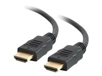 C2G 8ft 4K HDMI Cable with Ethernet - High Speed HDMI Cable -M/M - HDMI-kabel med Ethernet - HDMI hane till HDMI hane - 2.44 m - skärmad - svart 50610