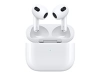Apple AirPods with MagSafe Charging Case - 3:e generationen - True wireless-hörlurar med mikrofon - öronknopp - Bluetooth MME73DN/A