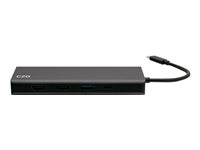 C2G USB C Docking Station - Dual Monitor Docking Station with 4K HDMI, USB, Ethernet, and AUX - Power Delivery up to 60W - Dockningsstation - USB-C / Thunderbolt 3 - 2 x HDMI - GigE - TAA-kompatibel C2G54488