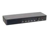 C2G 4-Port HDMI Splitter 4K30 - Video/audiosplitter - 4 x HDMI - skrivbordsmodell 82058