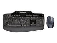 Logitech Wireless Desktop MK710 - Sats med tangentbord och mus - trådlös - 2.4 GHz - nordisk 920-002443