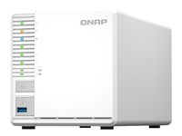 QNAP TS-364 - NAS-server - 3 fack - SATA 6Gb/s - RAID 5 - RAM 8 GB - 2.5 Gigabit Ethernet - iSCSI support TS-364-8G