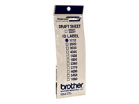 Brother ID1212 - 12 x 12 mm 12 etikett (er) stämpel-ID-etiketter - för StampCreator PRO SC-2000, PRO SC-2000USB ID1212