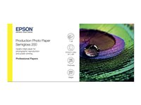 Epson Production - Polyetylen (PE) - halvblank - mikroporös - 200 mikrometer - Rulle (60,96 cm x 30 m) - 200 g/m² - 1 rulle (rullar) fotopapper - för SureColor P10000, P20000, SC-P10000, P20000, P6000, P7000, P7500, P8000, P9000, T7200 C13S450376