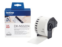 Brother DKN55224 - Papper - svart på vitt - Roll (5,4 cm x 30,5 m) 1 rulle (rullar) tejp - för Brother QL-1050, QL-1060, QL-500, QL-550, QL-560, QL-570, QL-580, QL-650, QL-700, QL-720 DKN55224