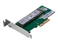 Lenovo ThinkStation M.2 SSD Adapter - Gränssnittsadapter - M.2 - M.2 Card - låg profil - PCIe 3.0 x4 - för ThinkStation P310; P320; P330; P330 Gen 2; P340; P350; P410 4XH0L08579