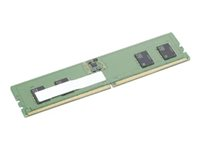 Lenovo - DDR5 - modul - 8 GB - DIMM 288-pin - 4800 MHz - ej buffrad - grön - för ThinkStation P3 30GS 4X71N34263