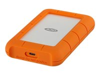 LaCie Rugged USB-C - Hårddisk - 4 TB - extern (portabel) - USB 3.1 Gen 1 (USB-C kontakt) - orange STFR4000800