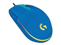 Logitech Gaming Mouse G102 LIGHTSYNC - Mus - högerhänt - optisk - 6 knappar - kabelansluten - USB - blå 910-005801
