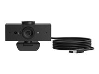 HP 625 - Webbkamera - lutning - färg - 4 MP - 1920 x 1080 - ljud - USB 3.0 6Y7L1AA#ABB