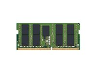 Kingston - DDR4 - modul - 16 GB - SO DIMM 260-pin - 3200 MHz / PC4-25600 - CL22 - 1.2 V - ej buffrad - ECC - för Lenovo ThinkPad P1 Gen 4 20Y3, 20Y4 KTL-TN432E/16G