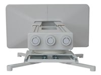 Multibrackets M Projector Mount Short Throw Deluxe - Monteringssats (väggfäste, kontakthållare, väggarm för närbild) - för projektor - vit - väggmonterbar 7350073730339