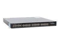Cisco Catalyst 3650-48TS-S - Switch - L3 - Administrerad - 48 x 10/100/1000 + 4 x SFP - skrivbordsmodell, rackmonterbar WS-C3650-48TS-S