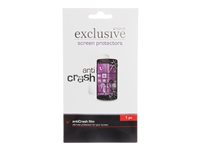 Insmat Exclusive - Skärmskydd för mobiltelefon - antikrasch - film - transparent - för Apple iPhone 15 Pro Max 861-1498
