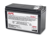 APC Replacement Battery Cartridge #110 - UPS-batteri - 1 x batteri - Bly-syra - svart - för P/N: BE650G2-CP, BE650G2-FR, BE650G2-GR, BE650G2-IT, BE650G2-SP, BE650G2-UK, BR650MI APCRBC110