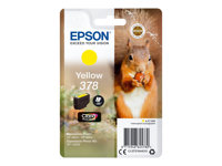 Epson 378 - 4.1 ml - gul - original - blister - bläckpatron - för Expression Home XP-8605, 8606; Expression Home HD XP-15000; Expression Photo XP-8505, 8700 C13T37844010