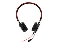 Jabra Evolve 40 UC stereo - Headset - på örat - kabelansluten - 3,5 mm kontakt 6399-829-209
