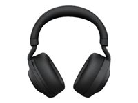 Jabra Evolve2 85 MS Stereo - Headset - fullstorlek - Bluetooth - trådlös, kabelansluten - aktiv brusradering - 3,5 mm kontakt - ljudisolerande - svart - Certifierad för Microsoft-teams 28599-999-899