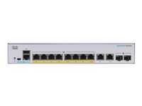 Cisco Business 350 Series CBS350-8P-E-2G - Switch - L3 - Administrerad - 8 x 10/100/1000 (PoE+) + 2 x kombinations-SFP - rackmonterbar - PoE+ (67 W) CBS350-8P-E-2G-EU