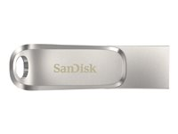SanDisk Ultra Dual Drive Luxe - USB flash-enhet - 256 GB - USB 3.1 Gen 1 / USB-C SDDDC4-256G-G46