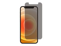 Screenor Privacy 360 - Skärmskydd för mobiltelefon - glas - ramfärg svart - för Apple iPhone 12, 12 Pro 15021