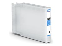 Epson T04A2 - 69 ml - XXL-storlek - cyan - original - bläckpatron - för WorkForce Pro WF-C8190, WF-C8610, WF-C8690 C13T04A24N