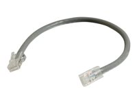 C2G Cat5e Non-Booted Unshielded (UTP) Network Patch Cable - Patch-kabel - RJ-45 (hane) till RJ-45 (hane) - 50 cm - UTP - CAT 5e - tvinnad, enhetsstart - grå 83000