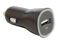 C2G - Strömadapter för bil - 2.4 A (USB) - svart 80920