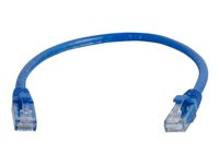 C2G Cat6 Booted Unshielded (UTP) Network Patch Cable - Patch-kabel - RJ-45 (hane) till RJ-45 (hane) - 3 m - UTP - CAT 6 - formpressad, hakfri, tvinnad - blå 83389