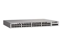 Cisco Catalyst 9200L - Network Essentials - switch - L3 - Administrerad - 8 x 100/1000/2.5G/5G/10GBase-T + 16 x 10/100/1000 (PoE+) x 10 Gigabit SFP+ (upplänk) - rackmonterbar - PoE+ (740 W) C9200L-24PXG-4X-E