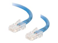 C2G Cat5e Non-Booted Unshielded (UTP) Network Patch Cable - Patch-kabel - RJ-45 (hane) till RJ-45 (hane) - 5 m - UTP - CAT 5e - tvinnad, enhetsstart - blå 83025