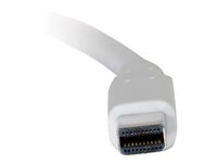C2G 2m Mini DisplayPort Extension Cable M/F - White - DisplayPort-förlängningskabel - Mini DisplayPort (hona) till Mini DisplayPort (hane) - 2 m - vit 84414