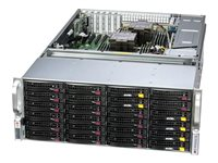 Supermicro Storage SuperServer 641E-E1CR36L - kan monteras i rack - AI Ready - ingen CPU - 0 GB - ingen HDD SSG-641E-E1CR36L