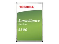 Toshiba S300 Surveillance - Hårddisk - 10 TB - inbyggd - 3.5" - SATA 6Gb/s - 7200 rpm - buffert: 256 MB HDWT31AUZSVA