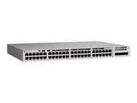 Cisco Catalyst 9200L - Network Essentials - switch - L3 - 48 x 10/100/1000 (PoE+) + 4 x gigabit SFP (upplänk) - rackmonterbar - PoE+ (370 W) C9200L-48PL-4G-E