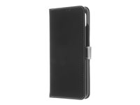 Insmat - Vikbart fodral för mobiltelefon - läder, kartong+papper+aluminiumfolie - svart - för Xiaomi MI 11 Lite 650-2964