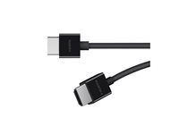 Belkin BOOST CHARGE - Ultra High Speed - HDMI-kabel - HDMI hane till HDMI hane - 2 m - svart - stöd för 8K - för P/N: AVC006BTSGY, F4U098BT, F4U110BT, INC003TTBK, INC004BTSGY AV10175BT2MBKV2