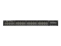 Cisco Catalyst 3650-48PS-S - Switch - L3 - Administrerad - 48 x 10/100/1000 (PoE+) + 4 x SFP - skrivbordsmodell, rackmonterbar - PoE+ (390 W) WS-C3650-48PS-S