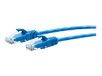 C2G 4ft (1.2m) Cat6a Snagless Unshielded (UTP) Slim Ethernet Network Patch Cable - Blue - Patch-kabel - RJ-45 (hane) till RJ-45 (hane) - 1.2 m - 4.8 mm - UTP - CAT 6a - formpressad, hakfri - blå C2G30128