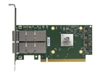 NVIDIA ConnectX-6 Dx EN - Krypteringsskyddad med säker uppstart - nätverksadapter - PCIe 4.0 x16 - 100 Gigabit QSFP56 x 2 900-9X6AG-0076-ST0