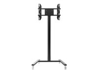 Multibrackets M Display Stand 180 Single - Ställ - för platt panel - aluminium, stål - svart - skärmstorlek: 32"-63" - monteringsgränssnitt: upp till 700 x 400 mm 7350073730643