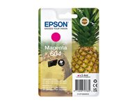 Epson 604 Singlepack - 2.4 ml - magenta - original - blister - bläckpatron - för Expression Home XP-2200, 2205, 3200, 3205, 4200, 4205; WorkForce WF-2910, 2930, 2935, 2950 C13T10G34010