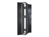 APC Cable Management - Kabelhållarsats för rack - svart - för P/N: NBWL0355A, SMC15002U-BR, SMT3000I2U-BR, SMX2000LVNCUS, SMX3000HV-BR, SMX3000LV2U-BR AR8675