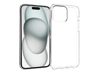 Insmat Crystal - Baksidesskydd för mobiltelefon - för Apple iPhone 15 Plus 650-1179