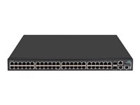 HPE FlexNetwork 5140 48G POE+ 2SFP+ 2XGT EI - Switch - L3 - smart - 48 x 10/100/1000 (PoE+) + 2 x 1 Gigabit / 10 Gigabit SFP+ + 2 x 10 Gigabit Ethernet - rackmonterbar - PoE+ (370 W) - BTO JL825A