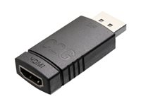 C2G DisplayPort to HDMI Adapter Converter - 4K 30Hz - Videokort - DisplayPort hane lött till HDMI hona lött - svart - stöd för 4K, formpressad 84285