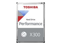 Toshiba X300 Performance - Hårddisk - 6 TB - inbyggd - 3.5" - SATA 6Gb/s - 7200 rpm - buffert: 256 MB HDWR460UZSVA
