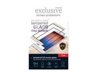 Insmat Full Screen Brilliant Glass - Skärmskydd för mobiltelefon - glas - ramfärg vit - för Samsung Galaxy J3 (2017) 860-9893