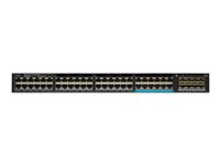 Cisco Catalyst 3650-48TS-L - Switch - Administrerad - 48 x 10/100/1000 + 4 x SFP - skrivbordsmodell, rackmonterbar WS-C3650-48TS-L