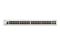 Cisco Catalyst 1300-48T-4X - Switch - L3 - Administrerad - 48 x 10/100/1000Base-T + 4 x 10 Gigabit SFP+ - rackmonterbar C1300-48T-4X